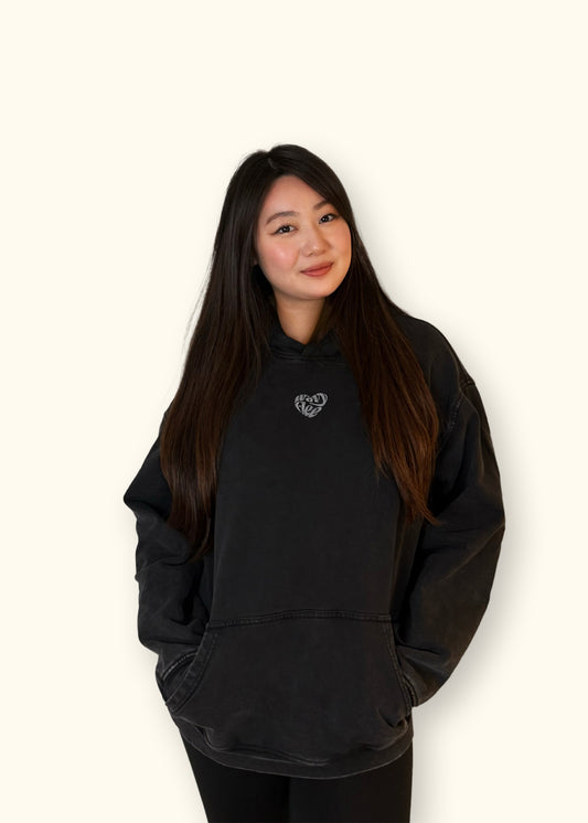 ENDLESS LOVE NOTES OVERSIZED HOODIE