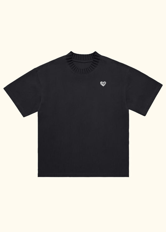 Knitted Round Neck T-shirt