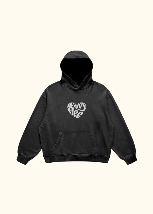 BIG HEART OVERSIZED HOODIE