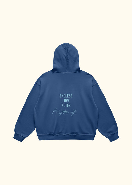 ENDLESS LOVE NOTES OVERSIZED HOODIE