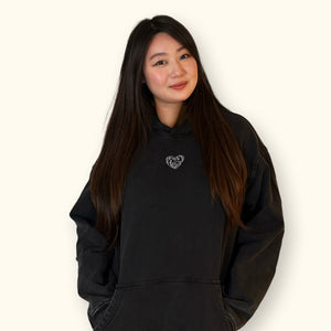 ENDLESS LOVE NOTES OVERSIZED HOODIE