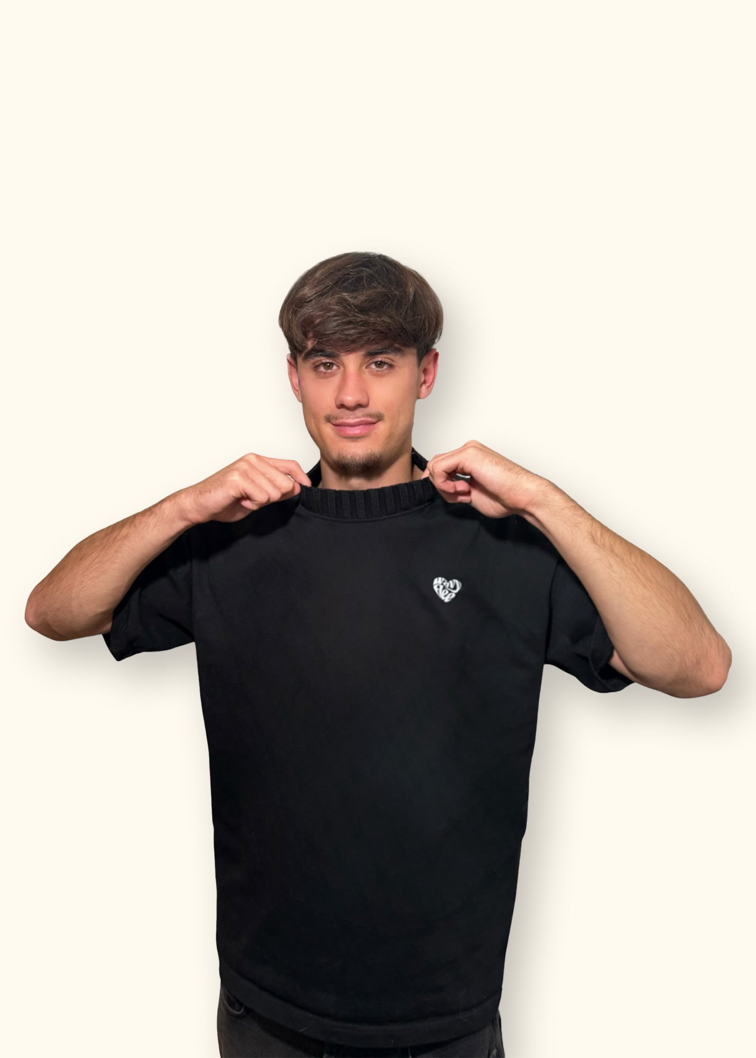 Knitted Round Neck T-shirt