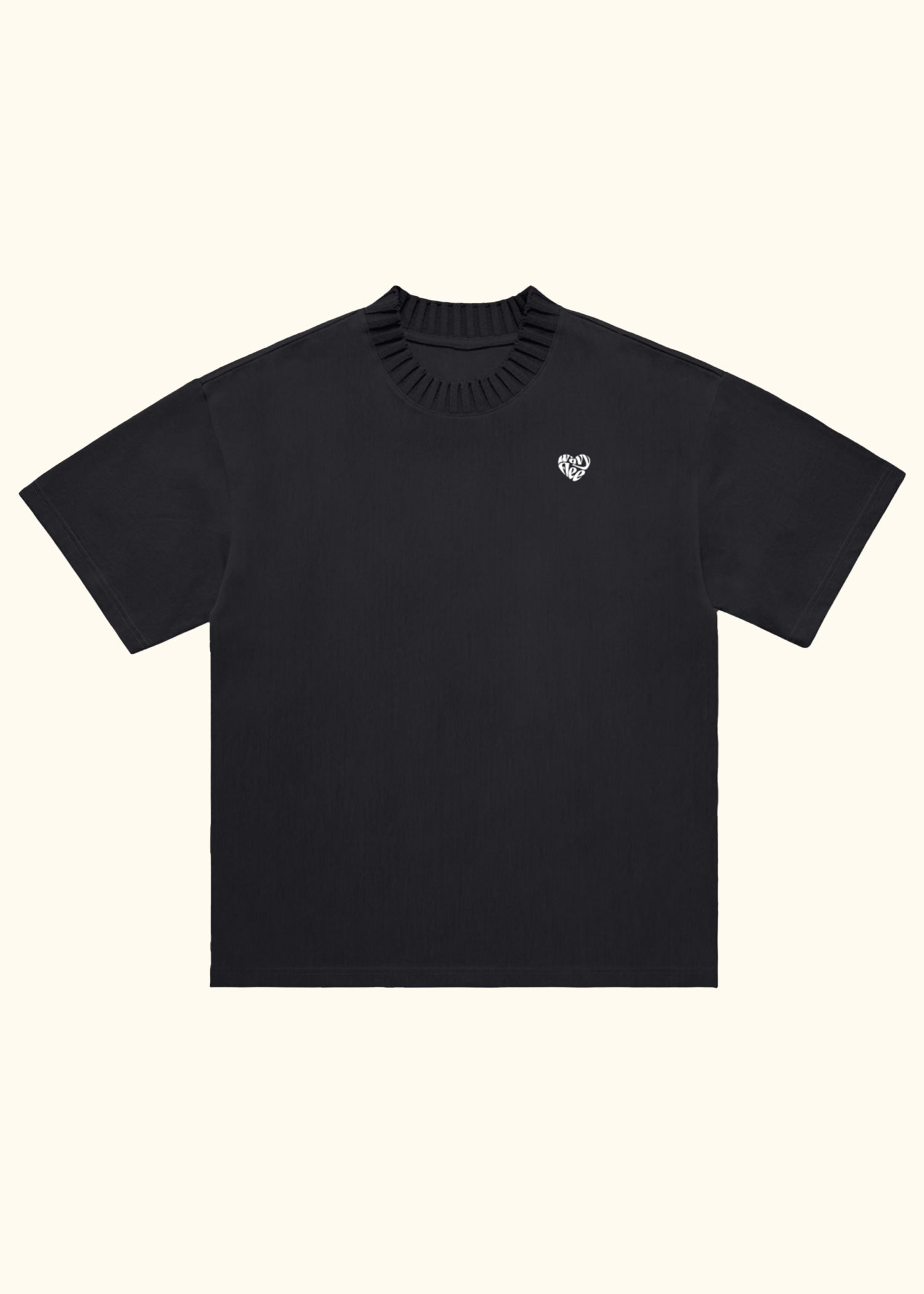 Knitted Round Neck T-shirt